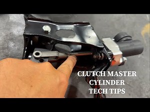 Clutch master cylinder tech. Free play... Watch out for pressure buildup!