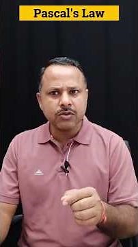 Pascal's Law | Physics with Umesh Rajoria | Class 11, 12 #cbse #neet #shorts