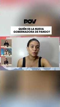 Who is the new governor of Pando? Today we talk with Gabriela de Paiva Padilla.