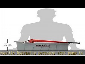 RIDGID 50557 1450 Pressure Test Pump, Hydraulic Pressure Test Kit,gray,Large