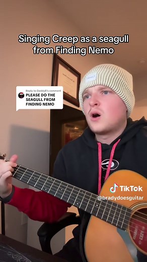 Singing Creep as a Seagull from Finding Nemo