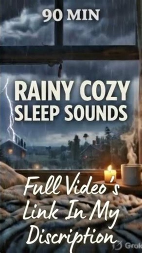 Stop Scrolling 🌩️ 30 Sec Thunder & Rain to Calm Your Mind | Full Video's Link 🔗 | #shorts #rain #yt