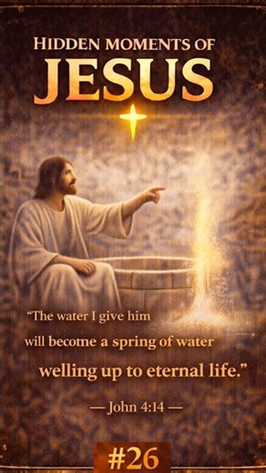 “A Spring of Water… Flowing Into Eternal Life” 💧✨ (John 4:14)