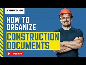 How to Organize Your Construction Documents with DocumentVision | JOBPOWER