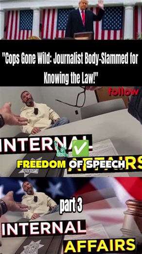 Cops Gone Wild Journalist Body-Slammed for Knowi part 3 #police #usa🇺🇸 #foryourpage #foryourpage #lawyer