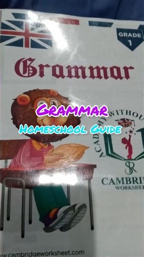 Grammar Grade 1 Syllabus | Homeschool Guide
