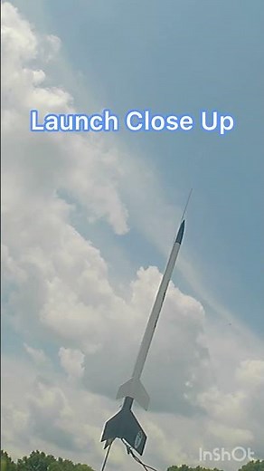 (2 Stages) Bonus Footage of Estes Epic-II on C6-0 to B4-4 Model Rocket Launch #shorts #rocket #stem