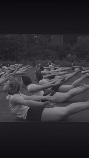 Elaine Ewing on Instagram: "Vintage Early 1940s Outdoor Group Exercise Although this isn’t Pilates, this vintage film footage is a wonderful example of the type of group exercise done outdoors, that took place around the same time that Joe Pilates was documenting his work in a similar way. Fresh air and group exercise is pretty much where the similarities between these movements and Pilates end. None of these exercises are from the Pilates method, but it’s interesting to notice what other forms 