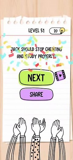 Brain Test Level 51 Answer