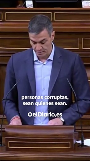 Sánchez: “No debe haber impunidad para los corruptos, sean quienes sean”