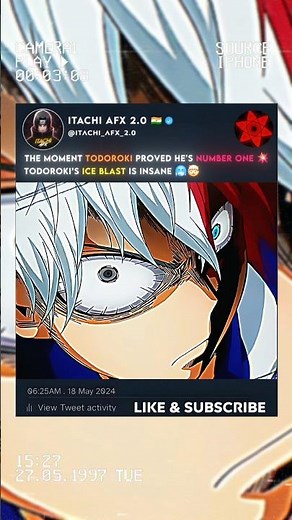 Todoroki’s ICE BLAST is Insane 💥🤯 #myheroacademia #mhaedit #mha #animeedit #anime #shorts #todoroki