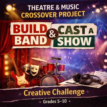 Theatre & Music Crossover Project | Build a Band, Cast a Show Creative Challenge