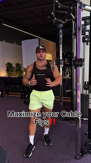 John Williams on Instagram: "Cable flys are only effective when they are set up correctly. The setup determines whether the chest is loaded or whether the shoulders take over. Muscle hypertrophy is driven by mechanical tension applied to the target muscle through a full range of motion. If the pulley height is incorrect the line of resistance no longer matches the direction the chest fibres shorten and tension on the pecs drops off. Setting the cables at a height that allows the arms to move for