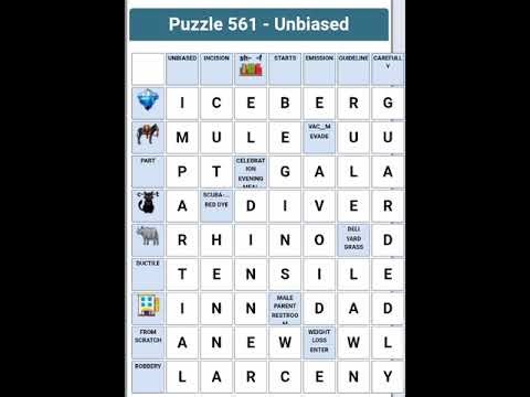 Crossword Master Word Puzzle All Levels 501 - 600 Solution Walkthrough