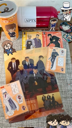 柯南 CoCo都可聯名超佛心，不是盲盒可自選 #名探偵コナン #detectiveconan #ハイウェイの堕天使