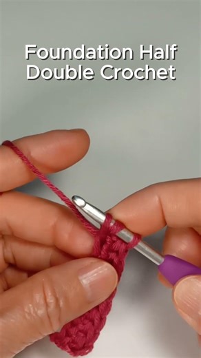 Half Double Crochet Chainless Foundation (fhdc) – Simple Beginner Demo