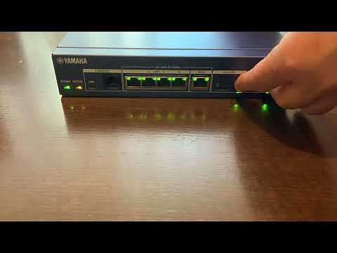 YAMAHAルーターRTX830 リセット方法