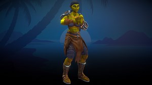 Stylized Orc Female Bandit(Outfit) - 3D model by N-hance Studio (@Malice6731)