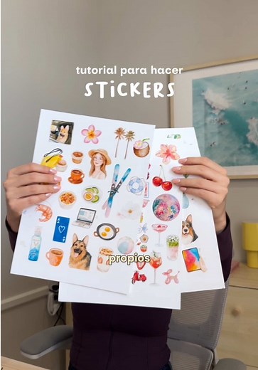Cómo hacer stickers caseros fácilmente con Canva