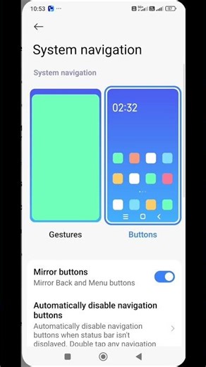 system navigation bar setup redmi note14 pro