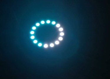 Sparkleiot 16 Bits WS2812 Addressable LED Ring with SM2.54-3P Connector Wire, 16 X WS2812B 5050 RGB LEDs with Integrated Drivers DC5V for Arduino ESP8266 ESP32 Devkit Nodemcu (Pack of 4pc)