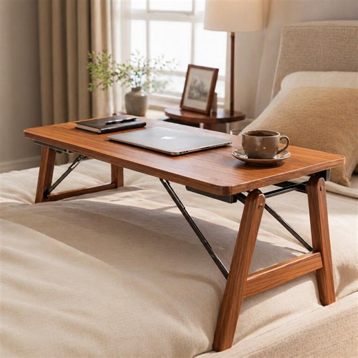 DIY Bed Tray Table Plans PDF – Foldable Breakfast Laptop Desk – Modern Wooden Serving Tray – Easy Woodworking Build – Instant Download - Etsy