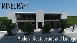 Modern Restaurant and Lounge (full interior) Minecraft Map