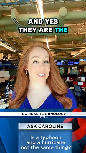 Hurricane vs Typhoon vs Cyclone explained! If you’ve got weather questions, drop them below! 🌎🌦️🌡️ | KPRC2 Caroline Brown