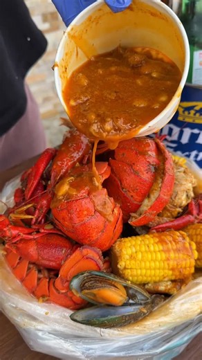 RAISING CLAW on Instagram: "Get yourself a bag of seafood boil today—you deserve it! 🦀🔥 Fresh, flavorful, and packed with that Cajun kick you’ve been craving. Treat yourself to the ultimate comfort meal! 📍13265 Harbor Blvd, Garden Grove CA 92843 #SeafoodBoil #TreatYourself #SeafoodLovers"