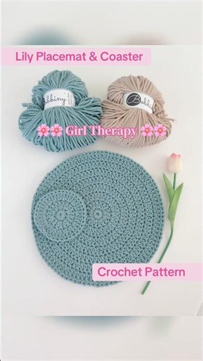 Easy Crochet Placemat Pattern 🌸 Relaxing Spring Crochet Project
