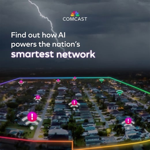 8.4K views · 59 reactions | Hurricane season is here — and staying connected is more important than ever. When severe weather strikes, the AI built directly within our network identifies outages and their cause faster so we can get customers back online more efficiently: https://comca.st/4pXoSsr | Comcast | Facebook