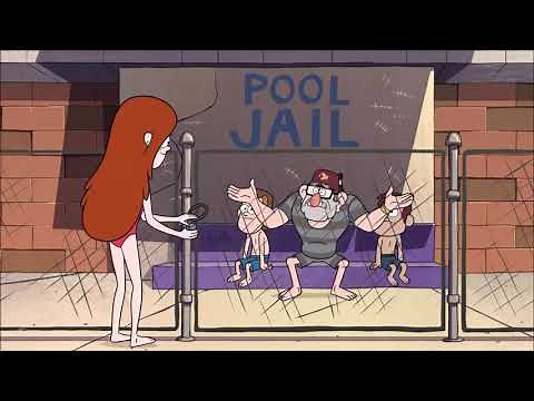 Gravity Falls Wendy Corduroy swimsuit scenes