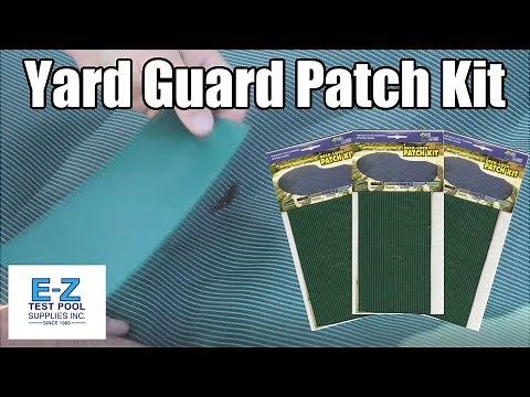 How to Patch Your Pool's Winter Safety Cover | Yard Guard Patch Kit