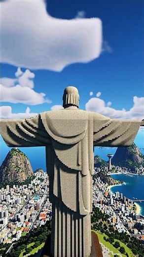 Christ the Redeemer Minecraft #minecraft #shorts