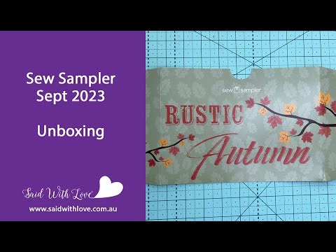 Sew Sampler Box September 2023 Reveal!