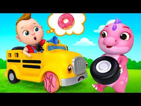 Wheels on the Bus (Broken Bus Version) - Bus Assembly | TimoBoy Kids Songs & Nursery Rhymes