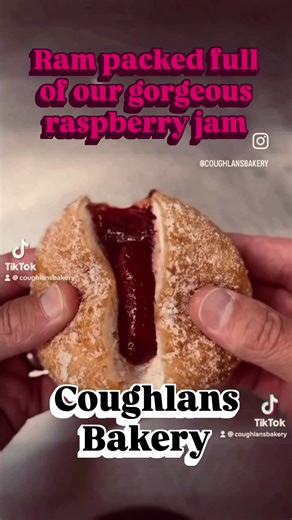Smash through Monday like you would our jam donuts 🤩 #monday #donut #fyp #foodporn #coughlansbakery