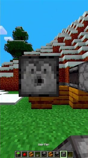 FEUERKANONE in MINECRAFT 😱 #minecraft #tutorial #shorts