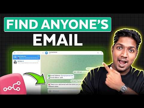 How to Find Anyone’s Email Instantly with AI in Telegram!