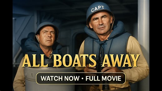 ALL BOATS AWAY (1950) | Full Movie | Classic WWII Naval Drama