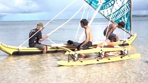 14K views · 57 reactions | Students of Career Tech High Academy Charter School launched a canoe into Hagat Bay. The significant moment serves as a testament of our people’s resilience, intelligence, and living culture. | KUAM News | Facebook