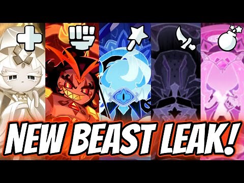 NEW CRK LEAK 😱 All 5 Beast Cookies Types in Cookie Run Kingdom!