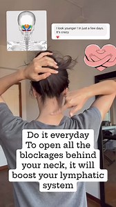 Behind the neck massage is very important , practice it everyday #neckhealth | Face._sculpting