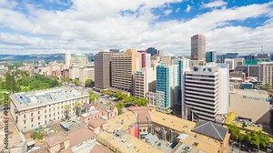 Timelapse video of downtown Adelaide in the daytime