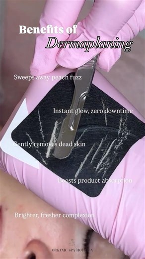 Benefits of Dermaplaning. 🔪✨