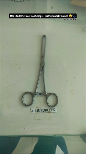 PrateeAyurvedaHub* on Instagram: "First Time in OT? Learn These Surgical Instruments! 🧤✨ #OTSurgicalInstruments #MedicalStudents #MedSchoolLife #SurgeryTools #OperatingTheatre #SurgeonLife #InternLife #DoctorLife #MedStudentNotes #MedicalShorts #StudyWithMe #MBBSStudent #BAMSStudent #MedStudy #HospitalLife #OTDay #SurgeryRotation #reels #doctor #likekrofollowkro #medico #collage #lucknow #instafood #heart #viedoediting♥️👑👑👑👑 #ot #instruments"