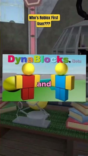 Who's Roblox first user 😭