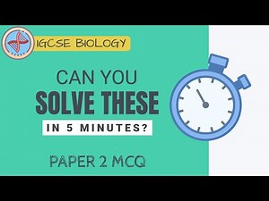 IGCSE Biology MCQ Practice - Characteristics/classifcation of organisms