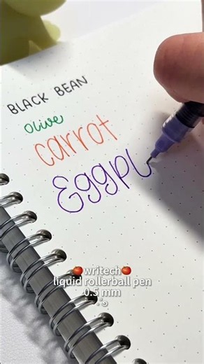How I think vegetables would write! 🍅| Writech Rollerball Pens