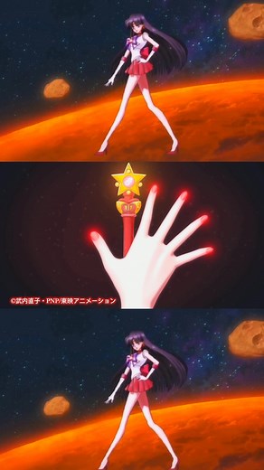 Sailor Moon Crystal: Mars Star Power Transformation